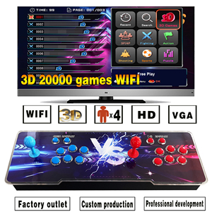 卸売HD3Dアーケードゲームボックス20000 in 1 wifiホームゲームコンソール2-4プレーヤーコンソールビデオゲームコンソール - Product Image 2
