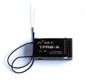 Yeni FrSky 2.4G 7CH TFR6A TFR6 7CH alıcı Futaba FASST 2.4G modülü ile uyumlu - Product Image 2