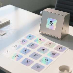 Protection Vinyl <strong>Verification</strong> Serialized Tamper-Evident Film Number for With Holographic Security Label With QR <strong>Code</strong> and Logo - Product Image 2