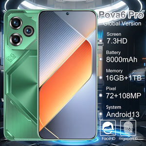 Android Excellence再発明されたPOVA 6ProデュアルSIM 16GB RAM 1テラバイトストレージ10コアプロセッサと7.3フルディスプレイ