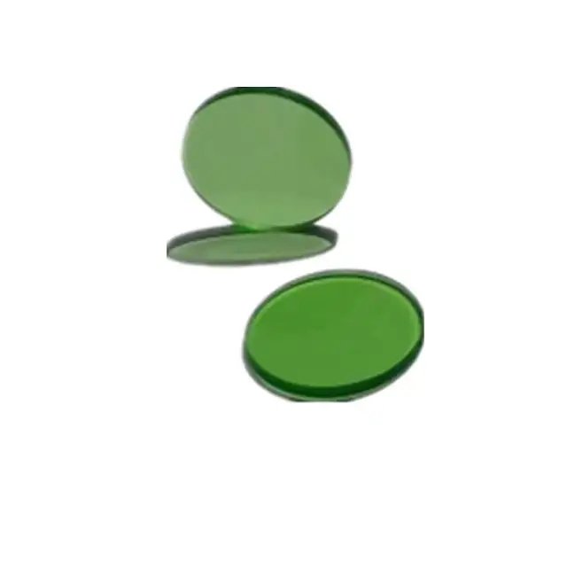 Lentille de lumière verte LB10, diamètre du verre vert, 40x2mm