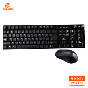 Jeqang Combo de teclado y ratón USB, nuevas teclas ergonómicas Multimedia para PC, ordenador portátil de escritorio, idioma árabe - Product Image 2