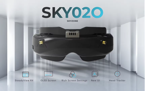 SKYZONE SKY02O FPVゴーグル600x400 OLED 5.8Ghz SteadyView Diversity RXヘッドトラッキングファンDVRフロントカメラRCドローンアクセサリー - Product Image 6