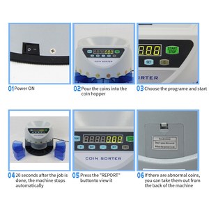 TRL硬币计数器和分拣机自动硬币分类计数土耳其硬币 - Product Image 5