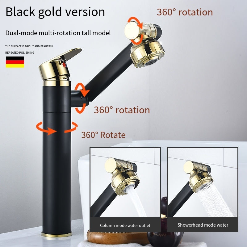 Black and gold high-end