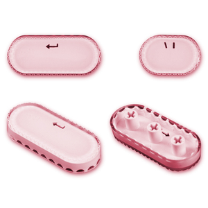 Juego de teclas de diseño redondo punk, cristal, para teclado mecánico - Product Image 3
