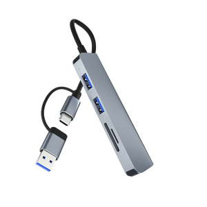VGA 4K HDTV video DOCKING STATION Hub Hubs USB3.0 2 en 1 entrada tipo C a USB3.0 Adapte para teléfono móvil portátil