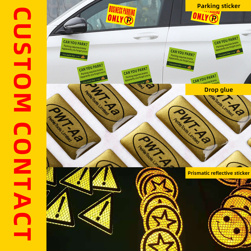Stop/drop/Diamond sticker - Custom