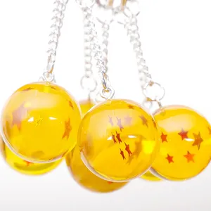 AL Wholesale High Quality 7PCs/set 4.3cm Dragonball Z Model <strong>Toy</strong> 1-7stars Goku Dragonball Crystal Resin Model Set Boxed - Product Image 2