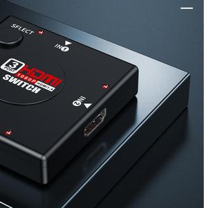 3 en 1 Mini HD 1080P Mini Splitter con salida de audio y video Convertidor de 3 puertos para HDTV PS3s y Video Audio Selecto Video Audio - Product Image 5