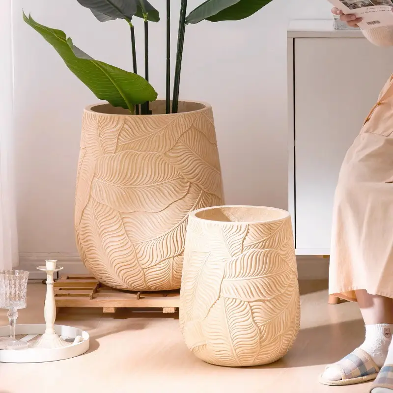 Casa retrô criativa decoração interior plantadores e vasos de flores para plantas ao ar livre