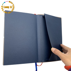 Venta al por mayor A5 personalizado impreso Mini bolsillo diario de cuero banda elástica diario cuaderno con encuadernación de costura colores de promoción - Product Image 5