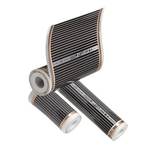 定制DC 12V <span class=keywords><strong>24V</strong></span> 36v电辐射红外PTC碳纤维加热膜地板石墨烯加热膜