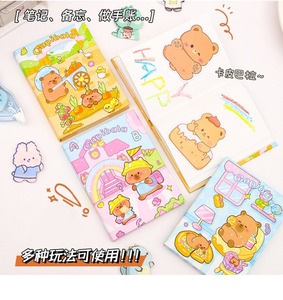 创意A7卡皮巴拉笔记本定制卡通水豚小学生口袋书迷你记事本 - Product Image 4