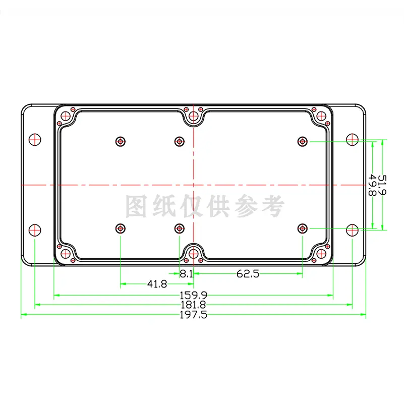 กันน้ําจ่ายไฟไฟฟ้าควบคุมกล่องแผ่นโลหะขายส่งที่กําหนดเองกล่องควบคุมเคลือบผง