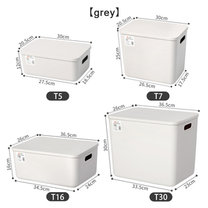 Chenyi Multi-<strong>dimension</strong> Plastic Storage <strong>Bins</strong> with Lids for Keep Neat Perfect Closet Storage <strong>Bins</strong> for Bathroom Home Kitchen - Product Image 6