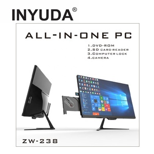 Best Price 23.8 Inch Core <strong>I3</strong> 7th CPU <strong>Processor</strong> Family Home Camera DVD Monoblock All in One Gaming <strong>Computer</strong> - Product Image 2
