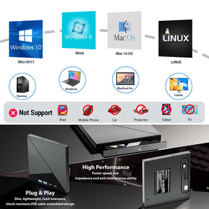 多功能外置DVD RW 7合1光驱光盘-/+ RW播放器，带USB Type-C SD TF读卡器便携式笔记本电脑刻录机 - Product Image 3