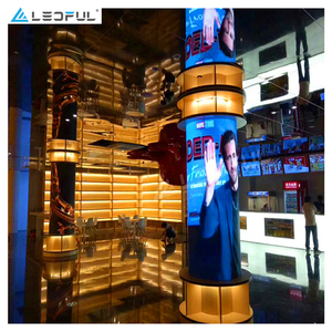 P1.2 P1.5 P1.6 P2.5 P4โมดูล LED ยืดหยุ่นจอแสดงผล LED อ่อนจอแสดงผล LED โค้ง