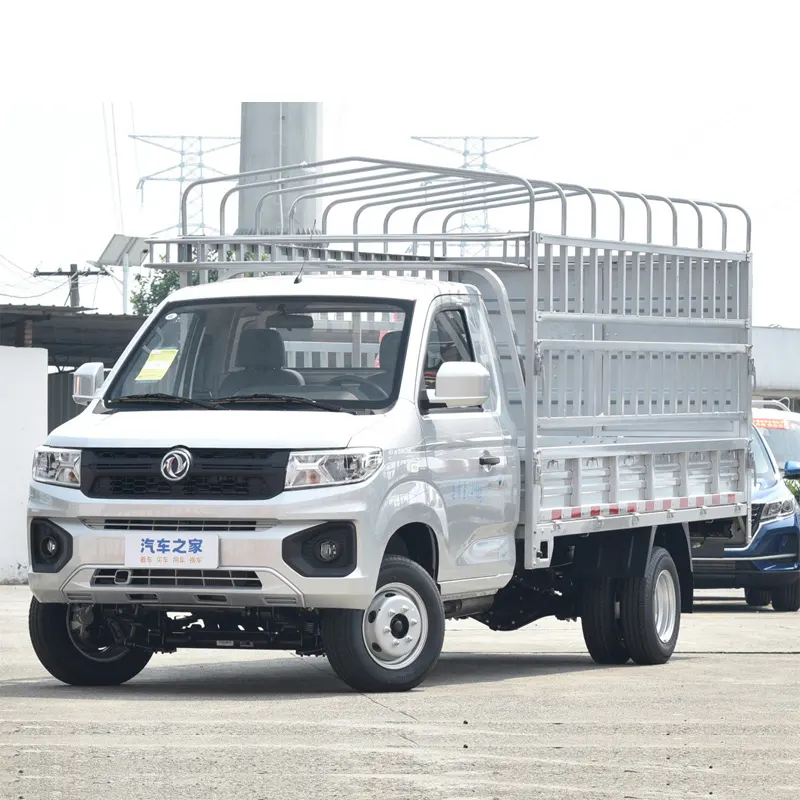 Dongfeng Mini hafif kamyon D71 büyük kargo alanı 6 tekerlekler ucuz fiyat ile kullanılan kargo kamyon fabrikadan kaliteli