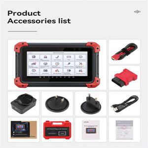 Più recente XTOO-L D7 Automotive tutti i sistemi di diagnostica strumento di codice lettore chiave programmatore Auto Vin con 26 + funzioni di Reset Test attivo