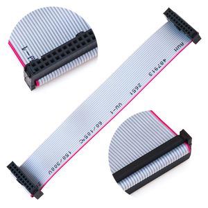 סרט אפור שטוח awg28 2.54 מ "מ המגרש idc מחבר כבל זכר נקבה חוט מותאם אישית הרכבה עבור מחשב אלקטרוני
