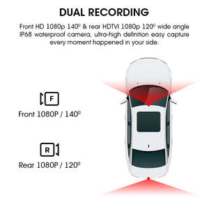 GERMID 9.66&quot; TFT <strong>LCD</strong> HD Monitor Car Security <strong>System</strong> Car <strong>Reverse</strong> Rear View Mirror+Night Vision Backup Camera - Product Image 6