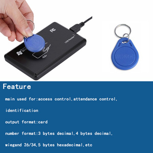 Interfaccia USB più economica 125KHz EM lettore di carte d'identità Mini USB Card Skimmer USB tastiera virtuale Smart Card lettore Desktop - Product Image 3