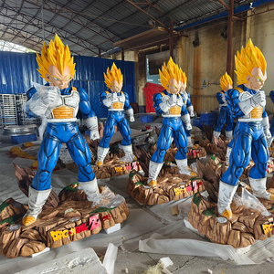 Özelleştirilebilir tasarım Dragon topu hayat-boyut reçine el sanatları heykelleri Anime heykeller <span class=keywords><strong>Kakarot</strong></span> gokut Vegeta Broly Frieza sahip