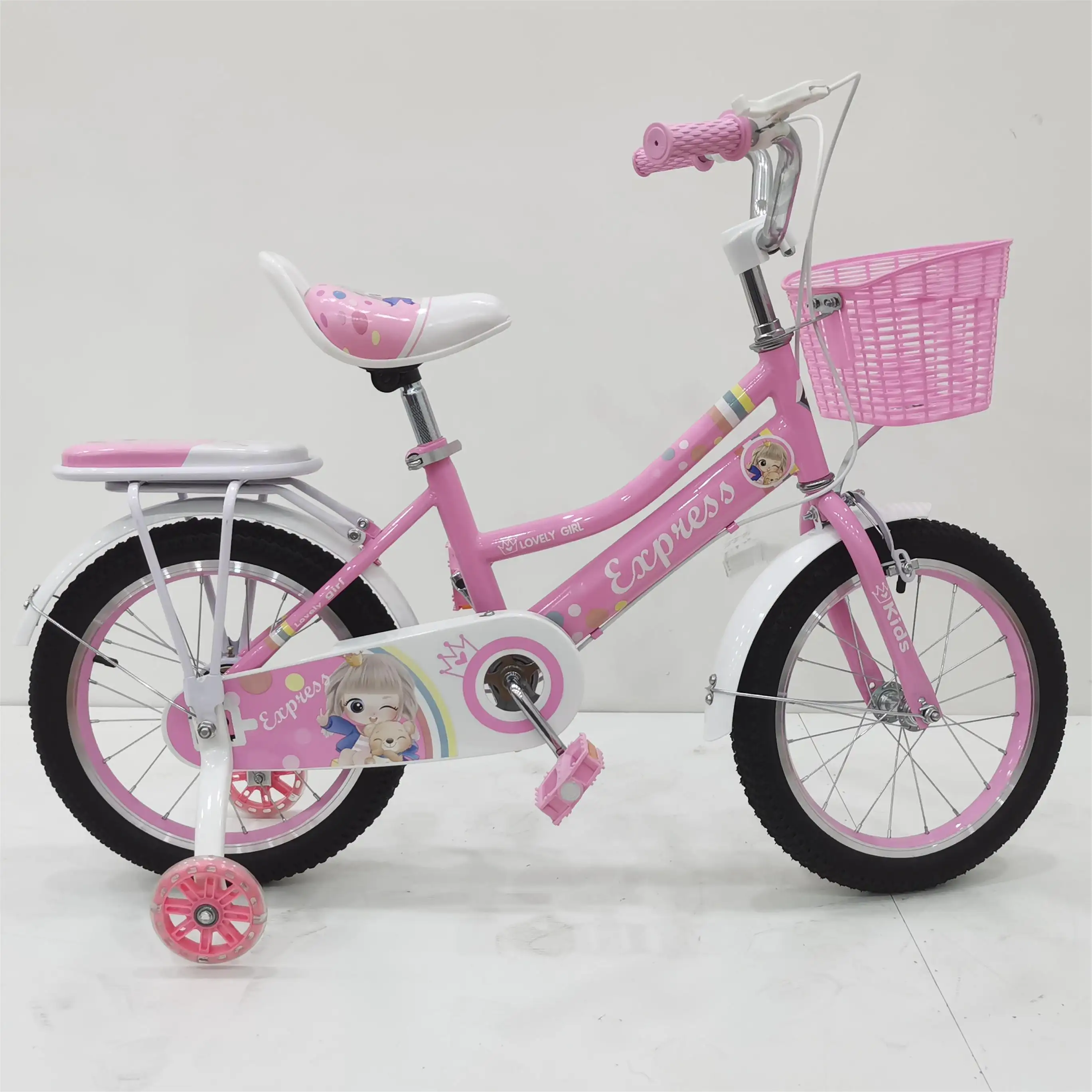 Hot Selling Kind Trailer Training Fiets 16 Inch Driewieler Kleine Vuil Voor Kid Kids 'Fiets