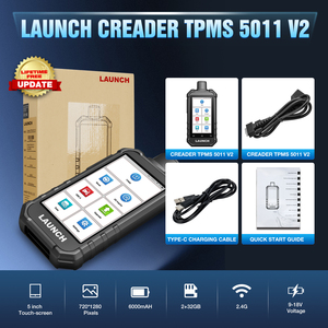 LAUNCH Newest TPMS CRT5011 V2 Tire Pressure <strong>Programming</strong> Sensor Scanner Tool With 12 Service <strong>Functions</strong> - Product Image 6