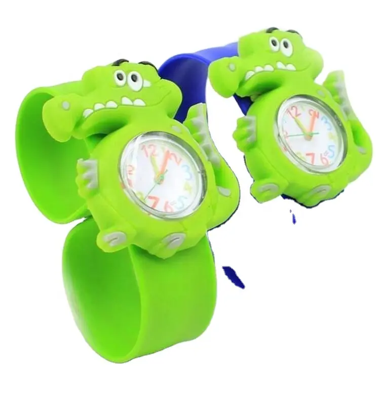 Enfants Slap Montre Mignon Animal Dessin Animé Quartz Analogique Montres Bonbons Couleur Silicone Sport Montre Enfants Étudiant Cadeau Montres