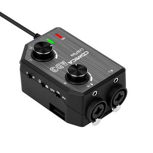 COMICA LINKFLEX AD3 Mezclador de preamplificador de audio de dos canales XLR/3,5mm/6,35mm/Adaptador/Interfaz para cámara y teléfono inteligente - Product Image 2