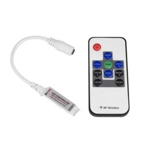 Высококачественный РЧ мини 10-ключевой пластиковый корпус RGB контроллер Умный домашний контроллер диммер и функция таймера яркости - Product Image 2