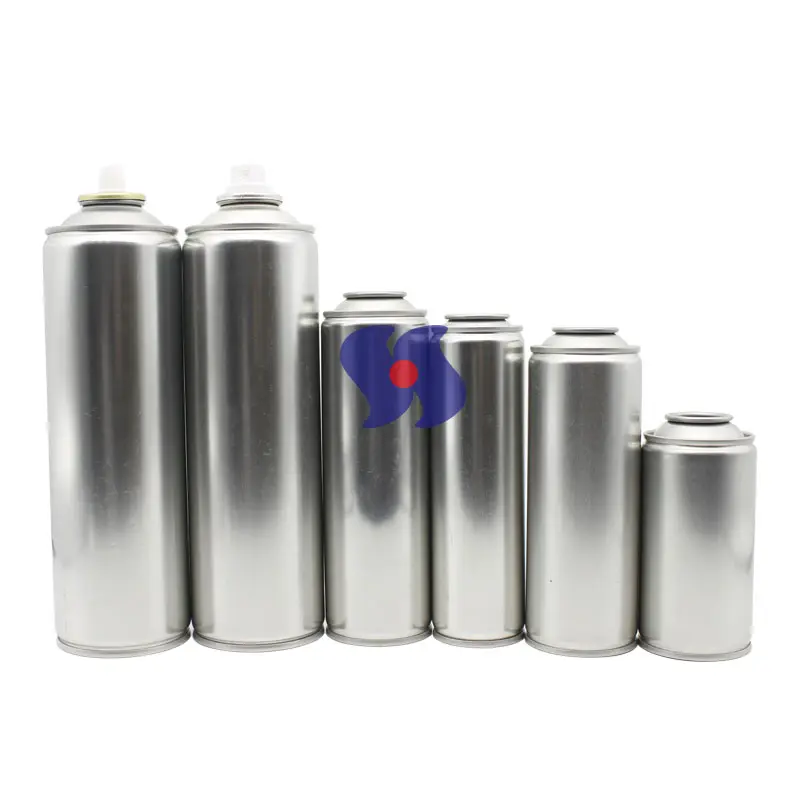 refillable aerosol cans Factory wholesale 45mm 52mm 57mm 65mm 70mm tin bottle empty spray can