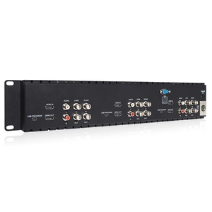T51 Triple 2RU 800x480 Broadcast LCD Rack Mount <strong>Monitor</strong> Triple Screens for Dslr With 3G-SDI HDM AV <strong>Input</strong> and <strong>Output</strong> - Product Image 3