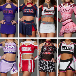 Design and Customize Your Own <strong>pink</strong> Cheerleading Costume, Underwear, Campus Cheerleading Uniform Cheerleading - Product Image 4