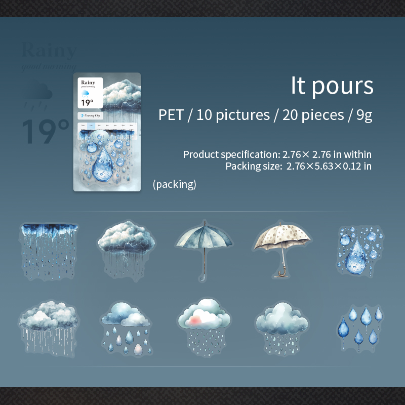C Heavy rain