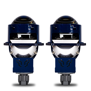 Yhkoms Chất lượng cao MK100 100W đôi phản quang Ly 3 inch Led Đèn Pha <span class=keywords><strong>H4</strong></span> H8 ống kính hai tròng máy chiếu xe Led Đèn Pha 6000K - Product Image 5