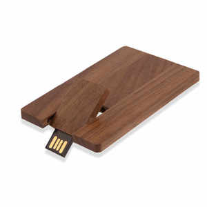 定制标志木制USB信用卡形状usb 2.0闪存盘USB 3.0记忆棒闪存笔驱动器 - Product Image 6