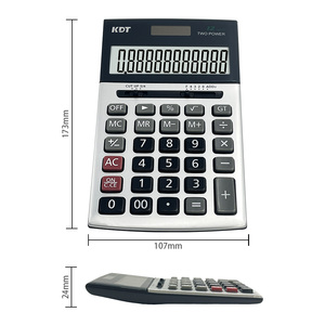 CT-40LA grande calcolatrice finanziaria personalizzata doppia potenza Display a 12 cifre Multi-funzionale calcolo della scuola dell'ufficio aziendale
