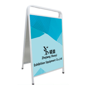 批发低价定制印刷按扣锁展示架轻质框架海报架白铁板