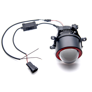 โคมไฟตัดหมอก LED 3สีขาวสีเหลืองเลนส์โปรเจคเตอร์รถยนต์3นิ้วแบบ Bi LED เลนส์ไฟตัดหมอก - Product Image 5