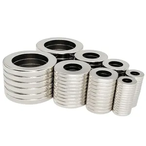 Leistungs starker Ring Runder Neodym-Magnet Seltene Erden Super starke permanente NdFeB-Magnete mit Loch für Art Craft DIY