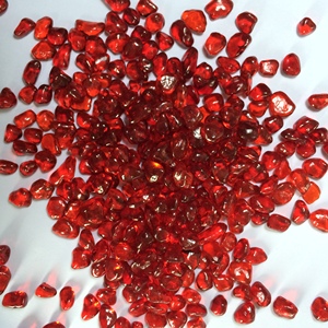 多色不褪色不规则玻璃珠装饰玻璃珠 - Product Image 1