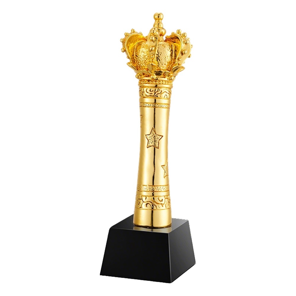 Trophée classique en résine avec logo personnalisé en gros