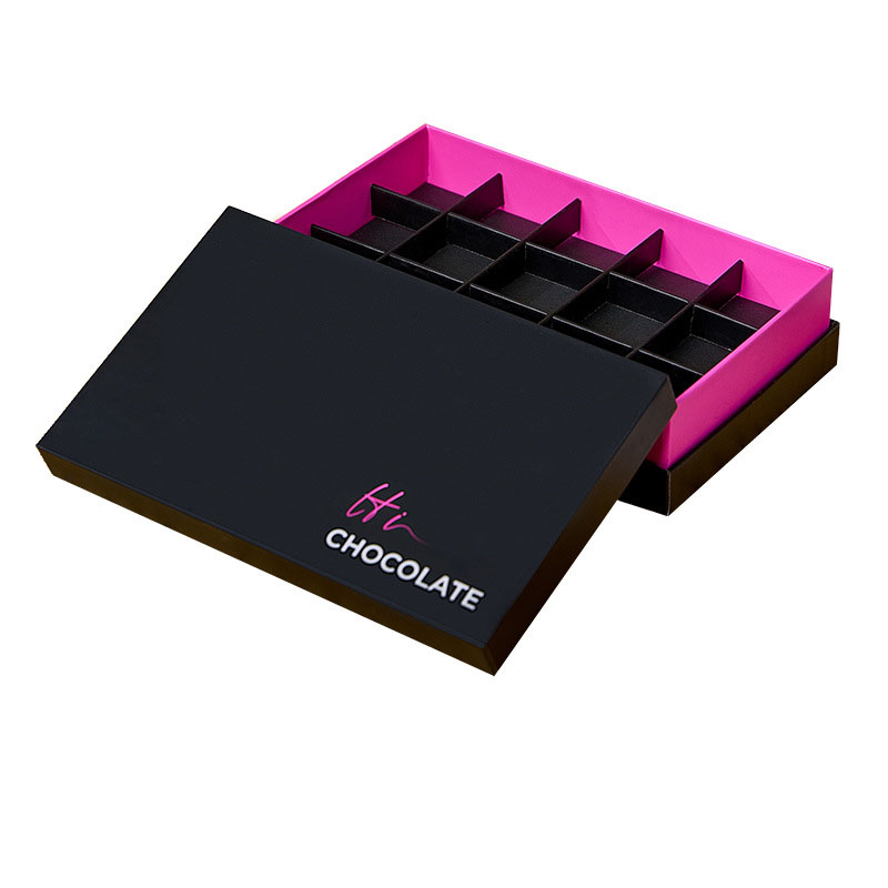 scatola di cioccolato nero da 6 confezioni