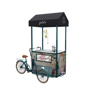 Customizable Food Ice Cream Gelato Coffee Carts <strong>Trailers</strong> Truck Vending <strong>Trolley</strong> <strong>Electric</strong> Commercial Bicycle Icecream Cart
