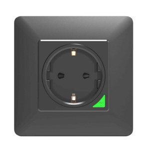 Interruptores y tomas DE corriente inteligentes, enchufe con Wifi, Monitor DE potencia, Google Smart Life, Alexa, Panel DE cristal con Control DE voz, EU, FR, Tuya - Product Image 2