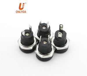 DC-022B 3A 12v 用于直流电源插孔插座母面板安装连接器 5.5毫米 x 2.1毫米/5.5毫米 * 2.5毫米毫米/3.5毫米点 ¯ x 1.3毫米厘米